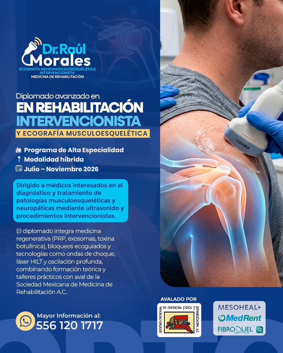 Próximamente. Diplomado avanzado en Rehabilitación Intervencionista